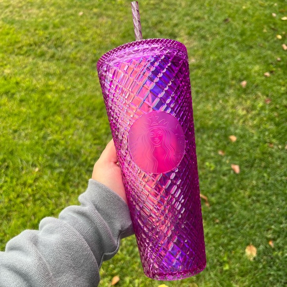 SOLD🌷💐 STARBUCKS pink magenta Valentine’s Day jeweled taffy tumbler ✨ - Picture 6 of 17